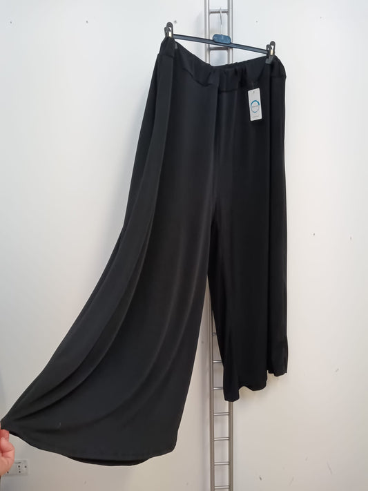Pantaloni a palazzo larghe Cod.Ma071 Tg.64 - 66 - #taglie_forti#
