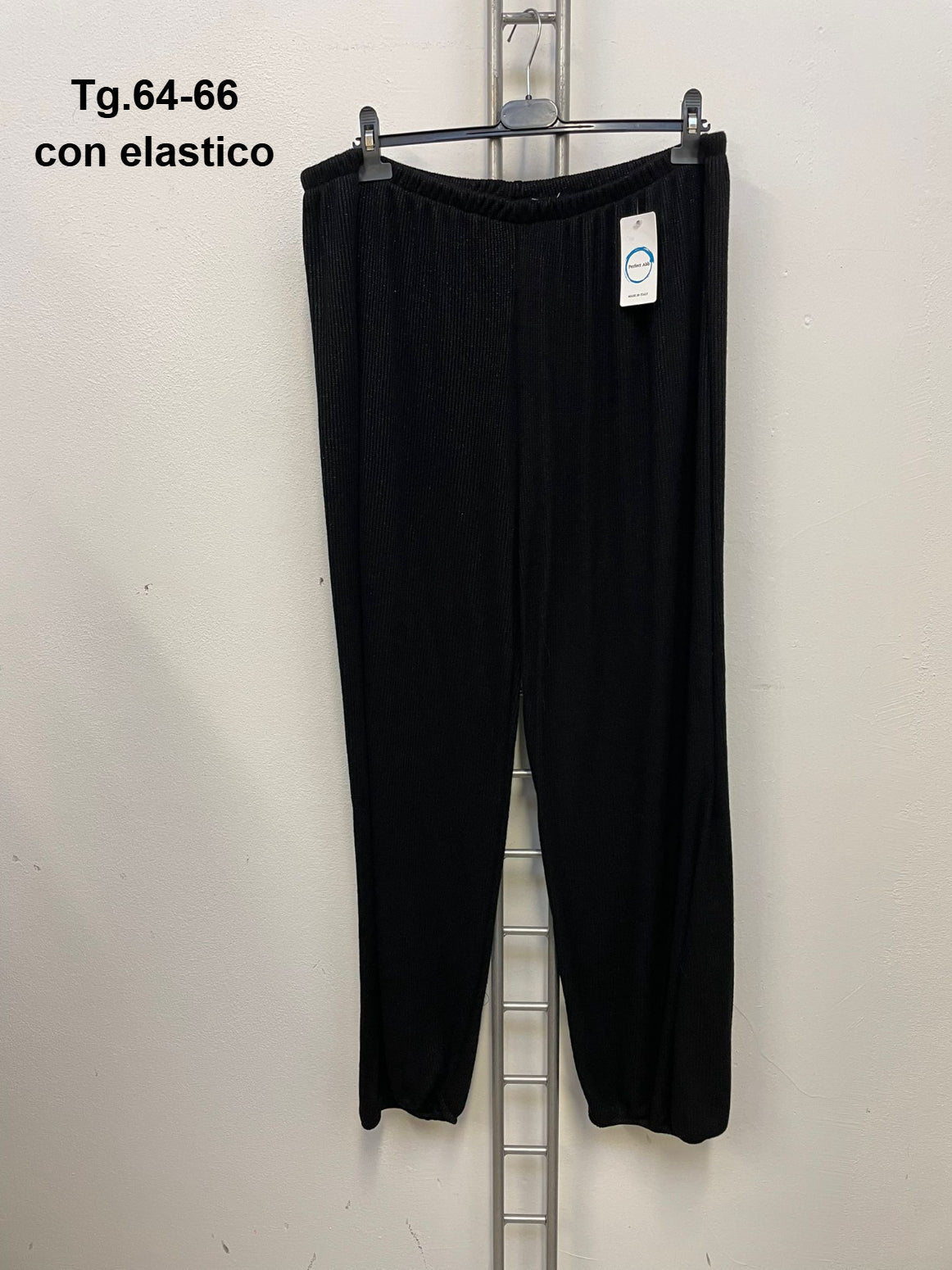 Pantaloni fondo con elastico Cod.No176 TG.60 - 66+ - taglie_forti