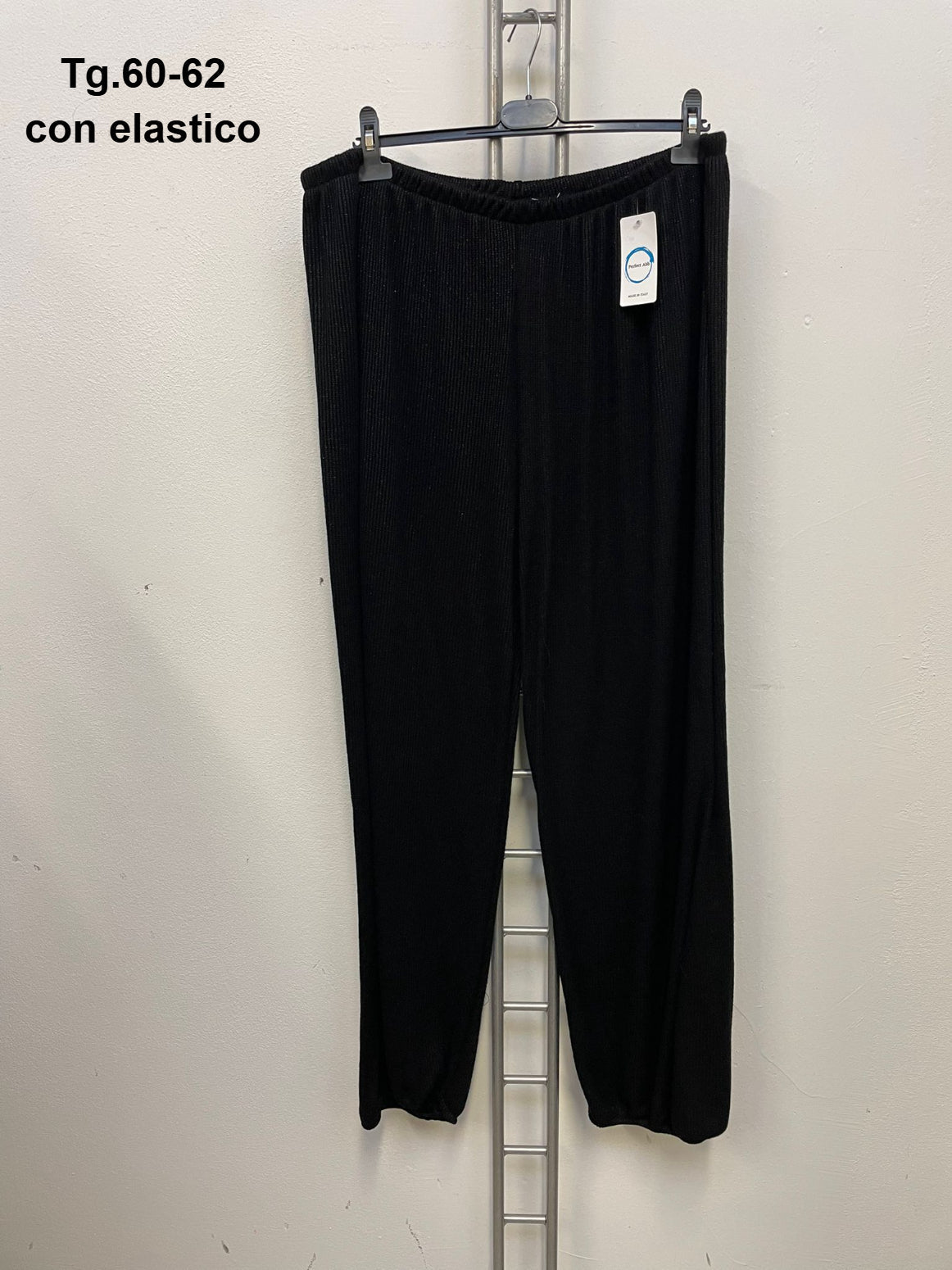 Pantaloni fondo con elastico Cod.No176 TG.60 - 66+ - taglie_forti