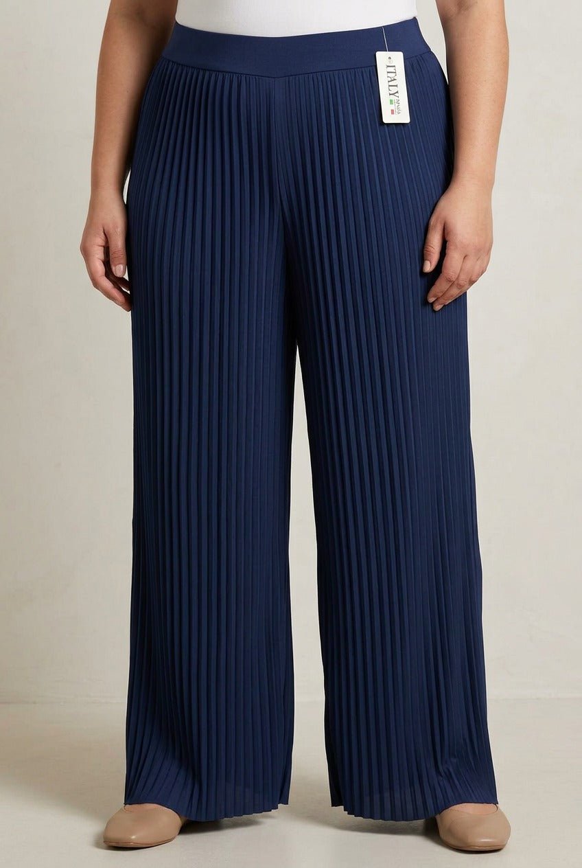 Pantaloni Plissettati Cod.Ap154 Tg.56 - 60 - taglie_forti