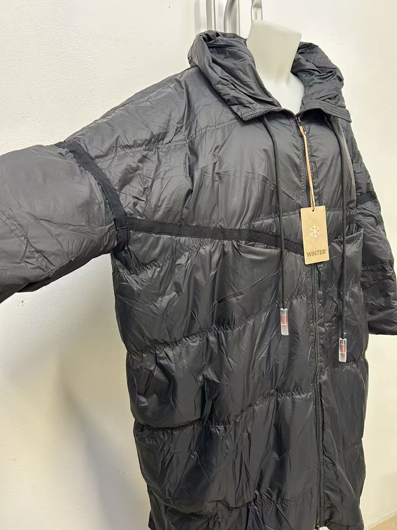 Piumino piuma d'oca Cod.Di050 Tg.62 - 64 - taglie_forti