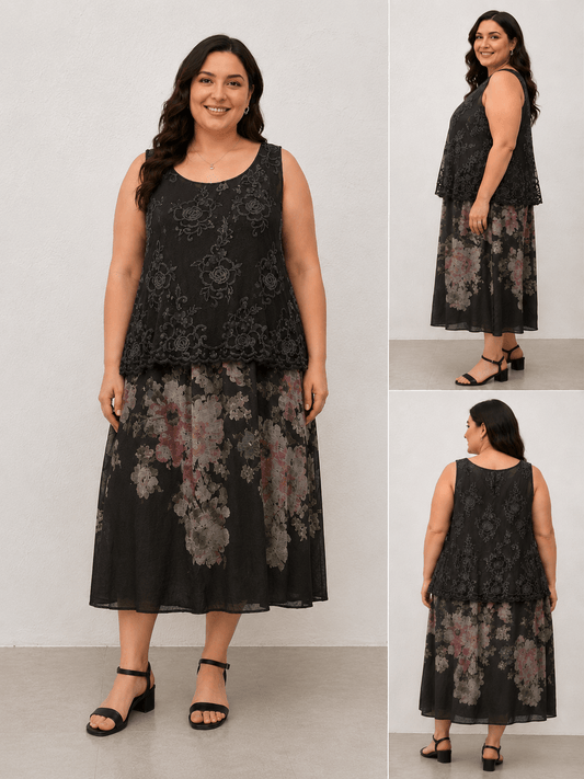 Vestito Cod.Gi011 Tg.52-54 - taglie_forti