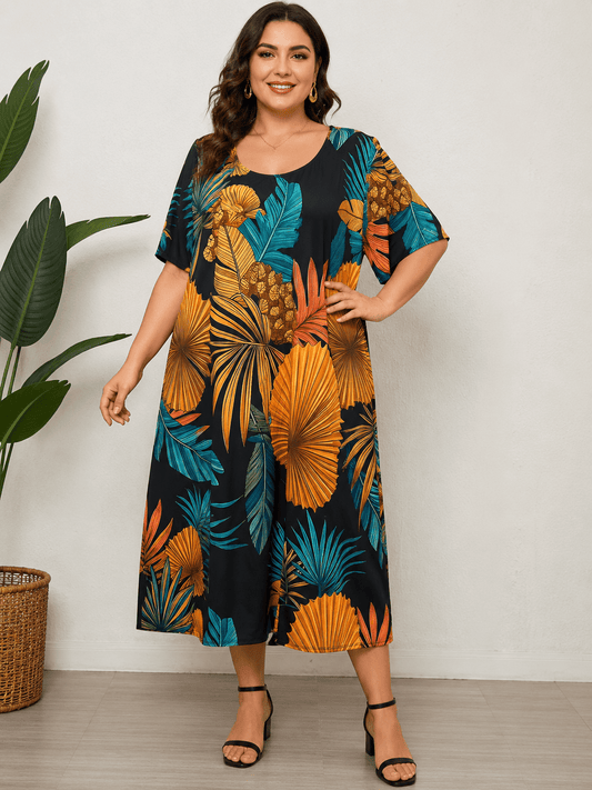 Vestito Cod.Gi049 Tg.60-62 - taglie_forti