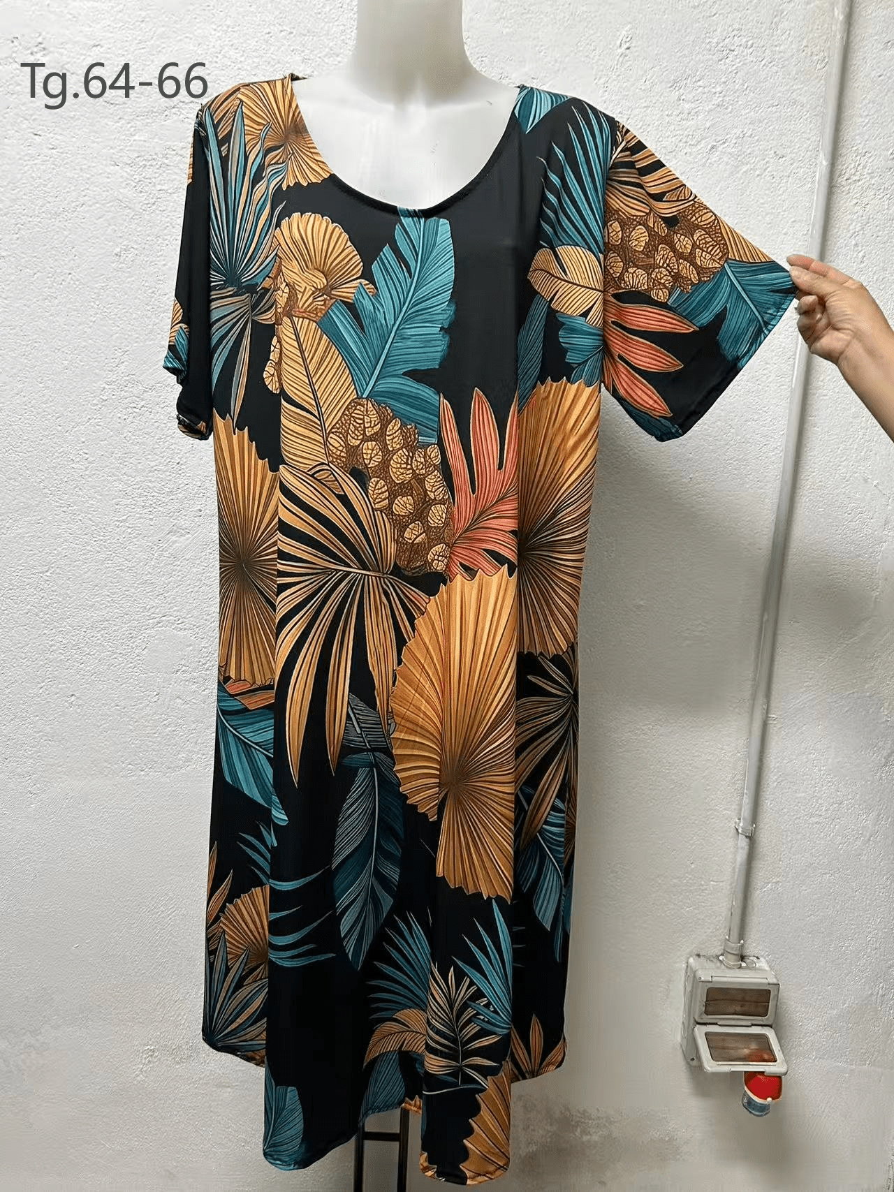 Vestito Cod.Gi049 Tg.60-62 - taglie_forti
