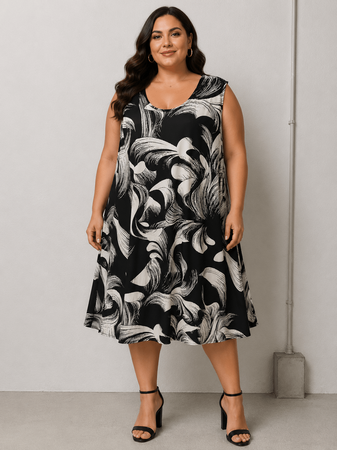 Vestito Cod.Gi058 Tg.62-66+ - taglie_forti