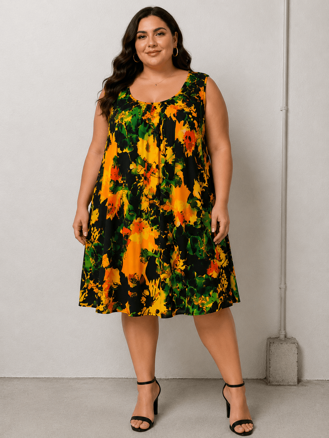 Vestito Cod.Gi058 Tg.62-66+ - taglie_forti