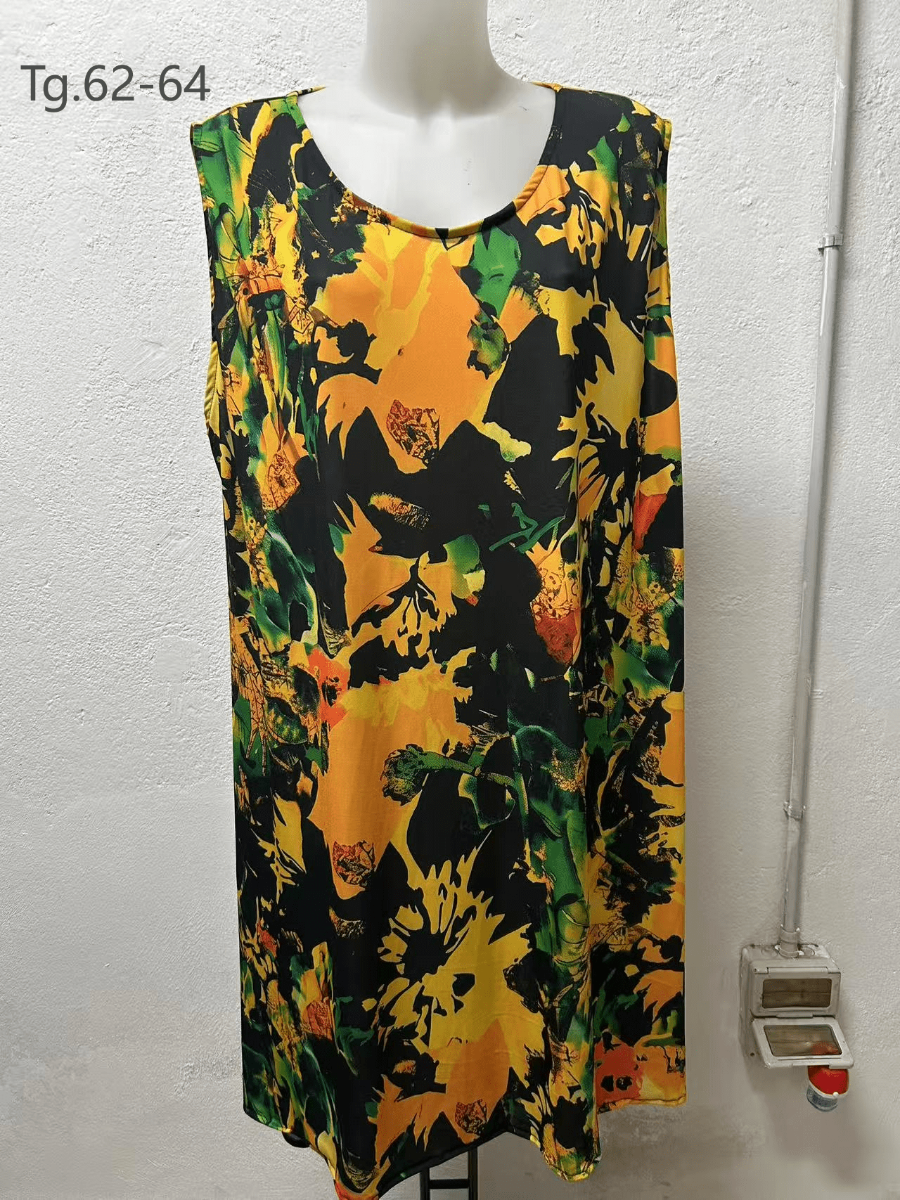 Vestito Cod.Gi058 Tg.62-66+ - taglie_forti