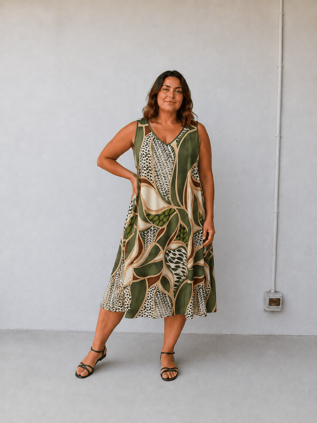 Vestito Cod.Gi140 Tg.56-58 - taglie_forti