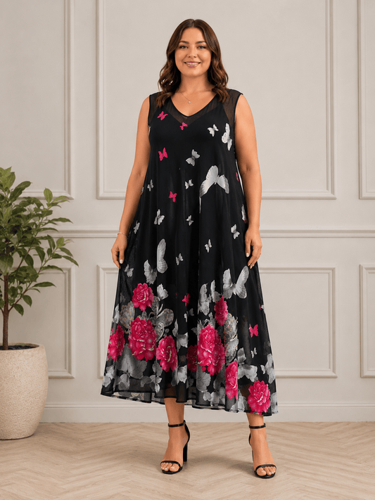Vestito Cod.Lu101 Tg.54-56 - taglie_forti