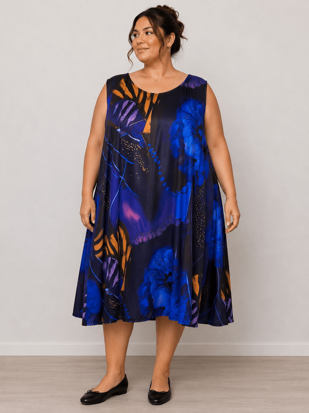 Vestito Cod.Lu111 Tg.62-66+ - taglie_forti