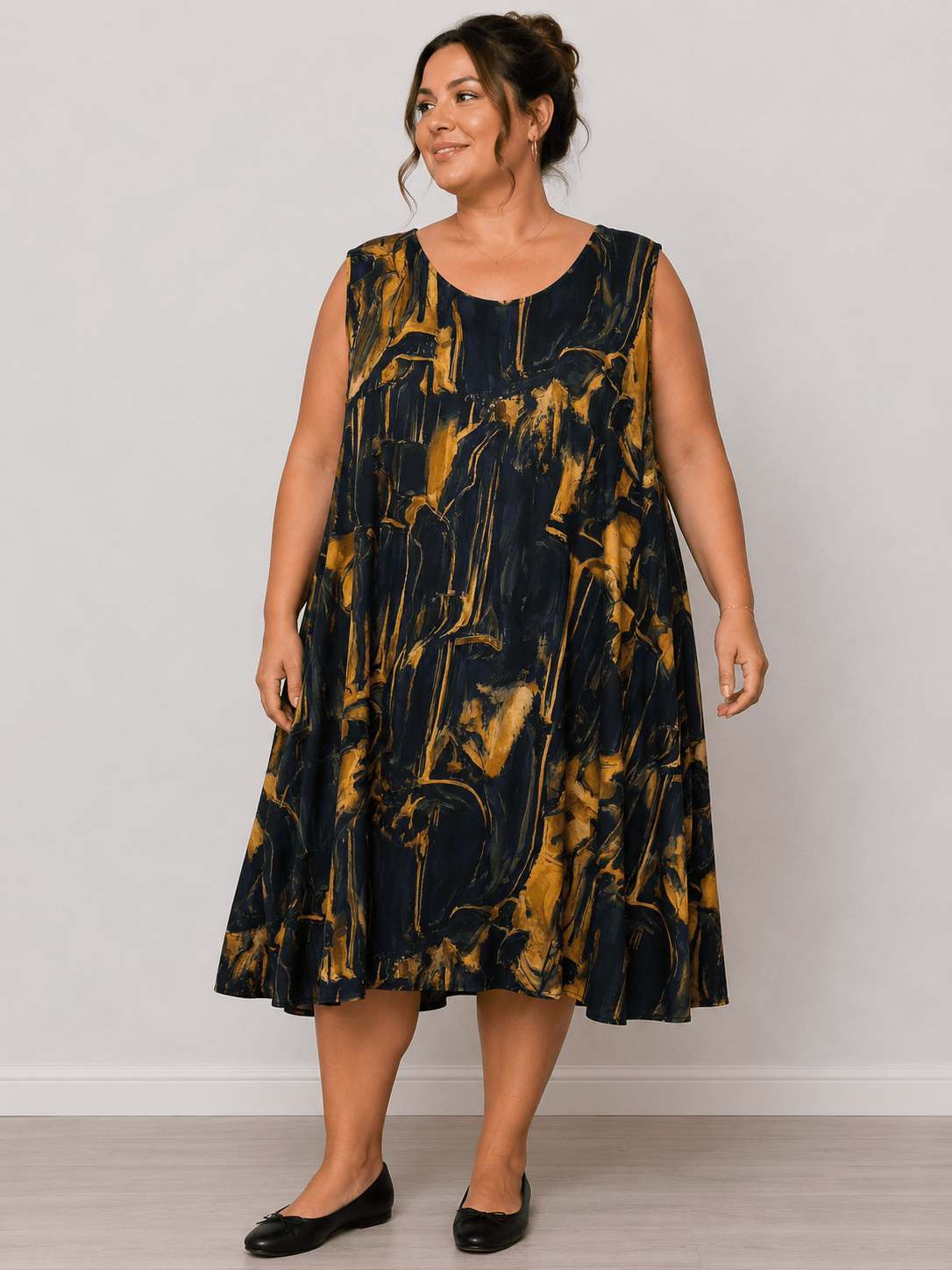 Vestito Cod.Lu111 Tg.62-66+ - taglie_forti