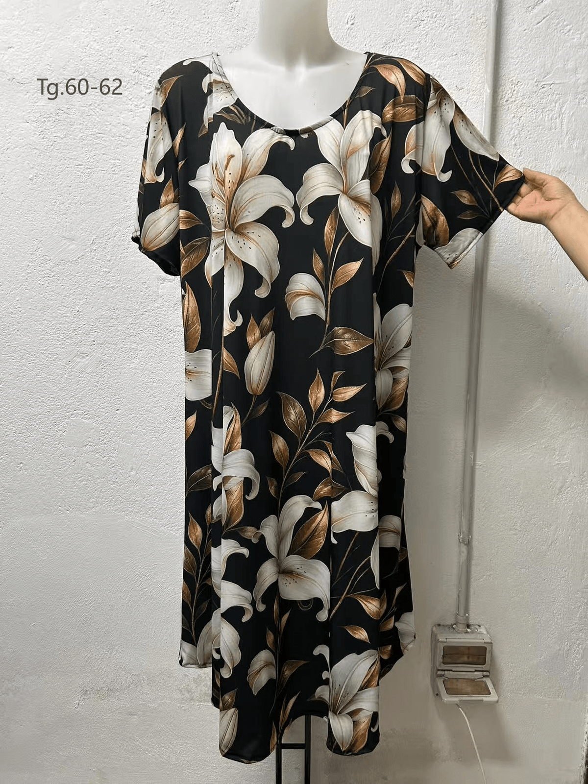vestito cod:Lu161 tg:60/66+ - taglie_forti