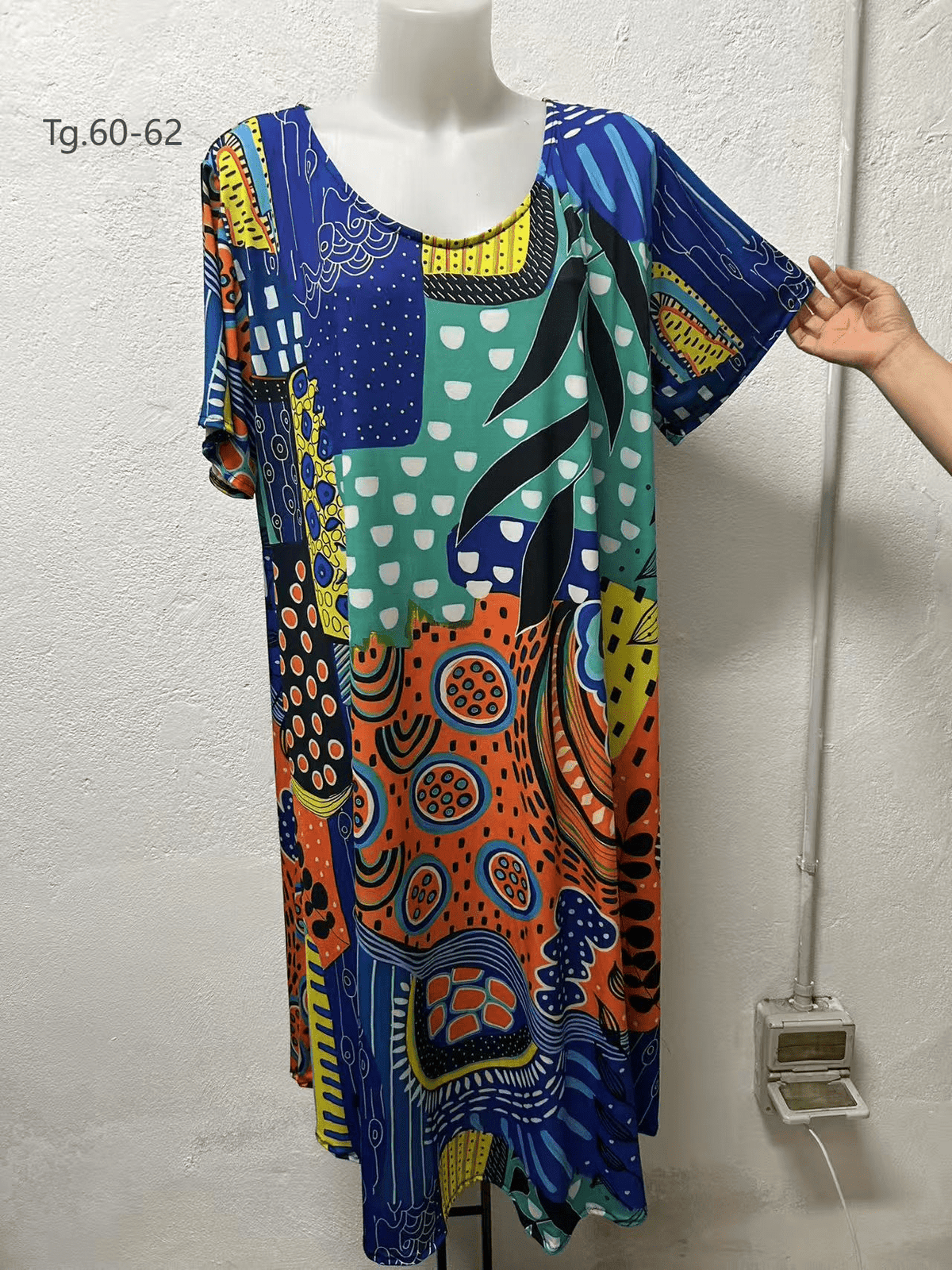 vestito cod:Lu161 tg:60/66+ - taglie_forti