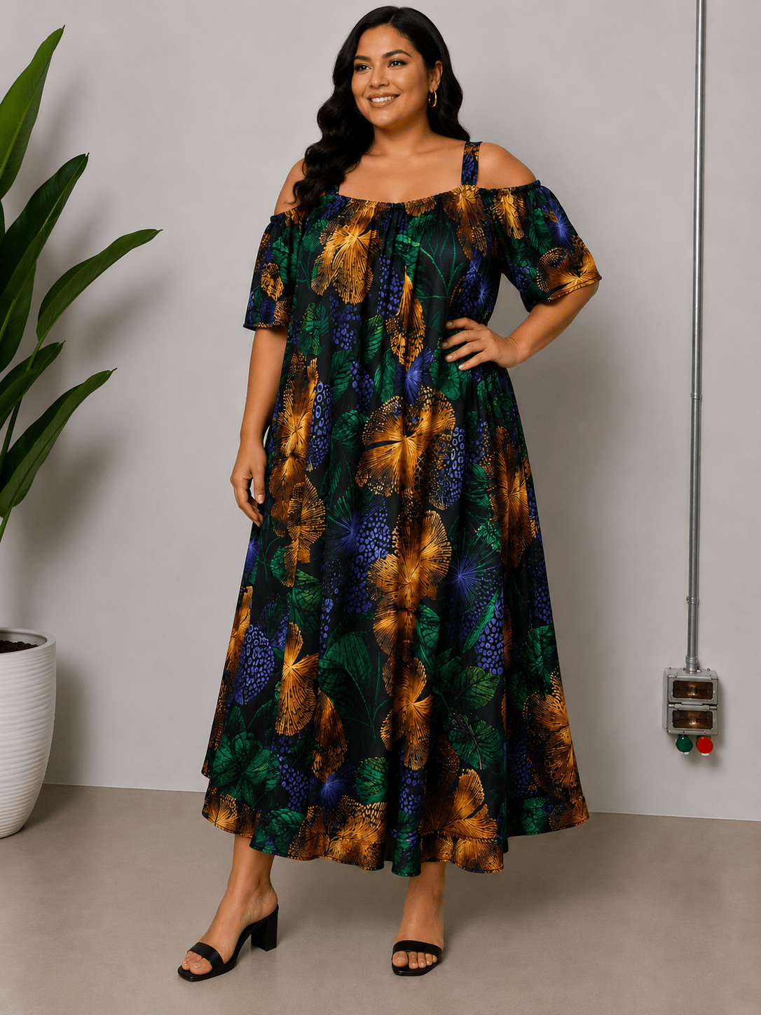 Vestito Cod.Lu187 Tg.60-66+ - taglie_forti
