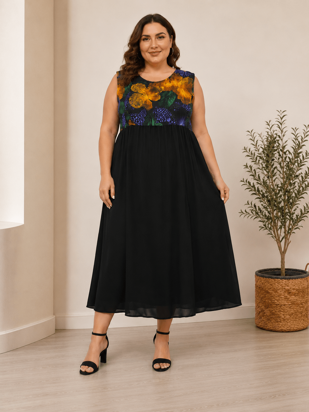 Vestito Cod.Lu237 Tg.60-66+ - taglie_forti