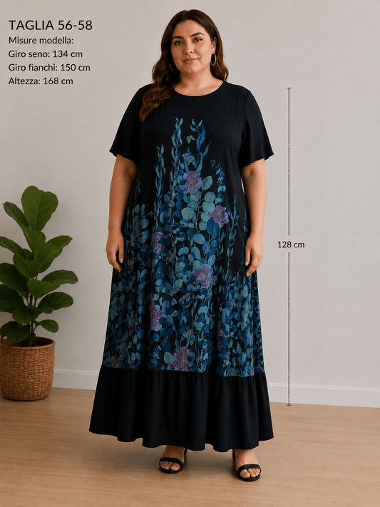 Vestito Cod.Mg266 Tg.56 - 58 - taglie_forti
