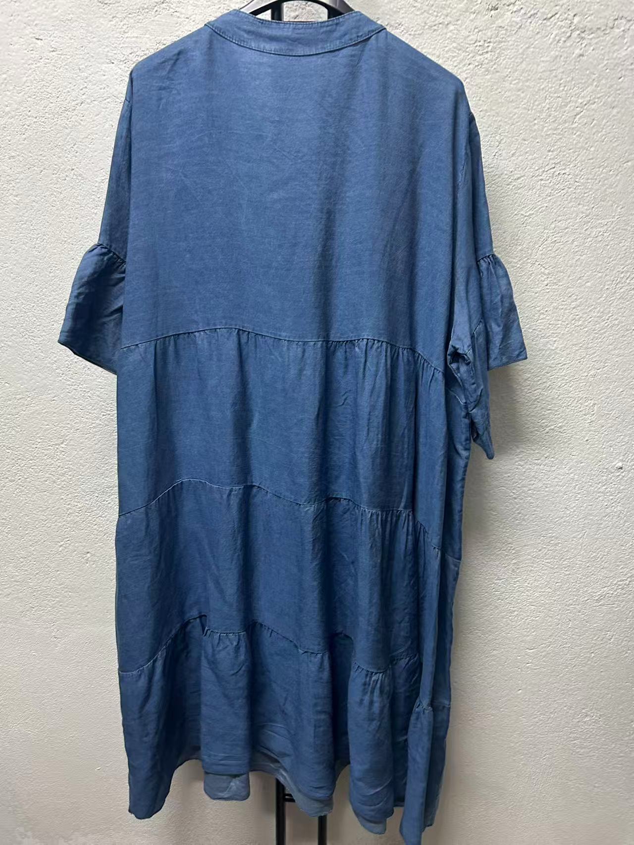 Vestito di jeans Cod.Mg207 Tg.58 - 60 - taglie_forti